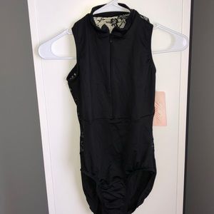 Natalie Dancewear Black Leotard
